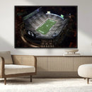 Michigan State Spartans Football Team Print - East Lansing