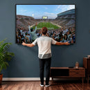 Michigan State Spartans Football Team Art Print - East