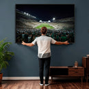 Framed Michigan State Spartans Football Team Print - East