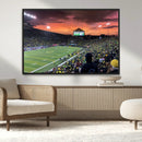 Eugene Autzen Stadium Canvas Wall Art Print – Sunset Over