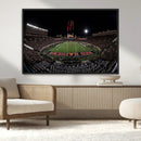Framed Texas Tech Red Raiders Stadium Canvas, Texas Tech Red