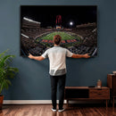 Framed Texas Tech Red Raiders Stadium Canvas, Texas Tech Red