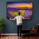 The Louisiana State University Tigers Football Team Print -