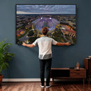 The Louisiana State University Tigers Football Team Print -
