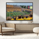 Puskar Stadium Canvas Print Wall Art - Morgantown Print -
