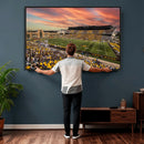 University of Wyoming Cowboys Football Team Print - Laramie