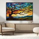 Mosaic Tree Wall Art | Ready to Hang Stained Glass Style