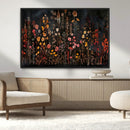 Large Floral Painting Print Illustration Flowers Canvas Wall by MyGreatCanvas | Canvas Wall Art Prints | Photo Prints & Wall Decor