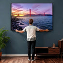 Golden Gate Bridge Wall Art Canvas Print – Framed San by MyGreatCanvas | Canvas Wall Art Prints | Photo Prints & Wall Decor