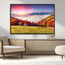 Autumn Mountain Foggy Landscape Wall Art Canvas Print | by MyGreatCanvas | Canvas Wall Art Prints | Photo Prints & Wall Decor