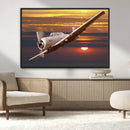 Old War Plane Wall Art Canvas Print by MyGreatCanvas | Canvas Wall Art Prints | Photo Prints & Wall Decor