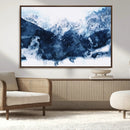 Abstract Blue Mountain Canvas Wall Art – Modern Triptych by MyGreatCanvas | Canvas Wall Art Prints | Photo Prints & Wall Decor