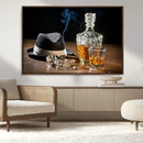 Extra Large Bourbon Wall Art – Whiskey Bar Theme Vintage by MyGreatCanvas | Canvas Wall Art Prints | Photo Prints & Wall Decor