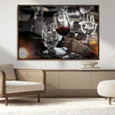 Red Wine and Glass Canvas Print by MyGreatCanvas | Canvas Wall Art Prints | Photo Prints & Wall Decor