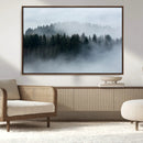 Autumn and Misty Trees in the Forest Wall Art Canvas Print, by MyGreatCanvas | Canvas Wall Art Prints | Photo Prints & Wall Decor