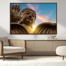Buddha Statue and Daylight Wall Art, Buddha Statue Wall Art by MyGreatCanvas | Canvas Wall Art Prints | Photo Prints & Wall Decor