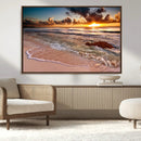 Sunset on Ocean Wall Art Canvas Print by MyGreatCanvas | Canvas Wall Art Prints | Photo Prints & Wall Decor