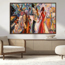 Abstract Afro American Jazz Canvas Wall Art | Music-Inspired by MyGreatCanvas | Canvas Wall Art Prints | Photo Prints & Wall Decor