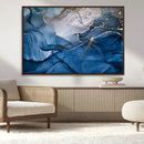 Navy Blue Canvas Art Abstract Print – Elegant Triptych by MyGreatCanvas | Canvas Wall Art Prints | Photo Prints & Wall Decor