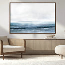 Blue Ocean Abstract Artwork Wall Art Canvas Print
