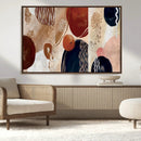 Boho Wall Art Canvas Print Set Mid-Century Prints Bohemian