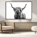 Fanny Scottish Highland Cow Cattle Art Print Farmhouse Wall by MyGreatCanvas | Canvas Wall Art Prints | Photo Prints & Wall Decor