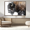 American Bison Wall Art Print – Majestic Buffalo Canvas