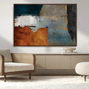 Modern Abstract Canvas Art Canvas Print - Framed and Ready