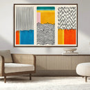 Canvas Print Wall Art Abstract Illustrs Art Boho, Framed