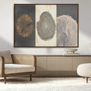 Boho Tree Ring Wall Art, Modern Minimalist Wood Grain by MyGreatCanvas | Canvas Wall Art Prints | Photo Prints & Wall Decor