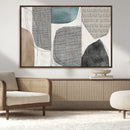 Canvas Print Wall Art Abstract Art Boho, Framed Boho Decor