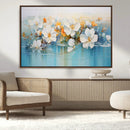 Abstract Flower Wall Art Canvas Print