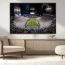 Penn Stadium Football Wall Art Canvas Print, Pennsylvania