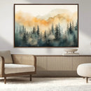Abstract Forest Print - Mountain Wall Art | Autumn Landscape