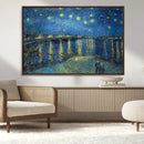 Vincent van Gogh Starry Night over the Rhone Abstract Wall
