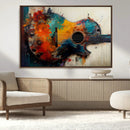 Abstract Guitar Wall Art Canvas | Vibrant Music-Inspired Art by MyGreatCanvas | Canvas Wall Art Prints | Photo Prints & Wall Decor