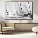 Yacht Sailboat Regatta Canvas Wall Art Canvas Print