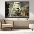 Pirate Ship War Wall Art Canvas Print by MyGreatCanvas | Canvas Wall Art Prints | Photo Prints & Wall Decor