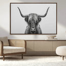 Farmhouse Longhorn Wall Art Canvas Print, Longhorn Texas by MyGreatCanvas | Canvas Wall Art Prints | Photo Prints & Wall Decor