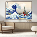 Katsushika Hokusai Kanagawa Giant Wave Wall Art Canvas Print