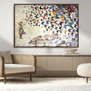 Banksy Wall Art - Banksy Girl Butterfly Graffiti Wall Art