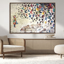 Banksy Wall Art - Banksy Girl Butterfly Graffiti Wall Art