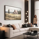 Rustic Farmhouse Barn Wall Art | 3-Panel Framed Gallery Wrap