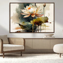 Lotus Flower Watercolor Canvas Print – A Symbol of Serenity by MyGreatCanvas | Canvas Wall Art Prints | Photo Prints & Wall Decor