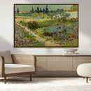 Vincent van Gogh Garden at Arles Wall Art Canvas Print