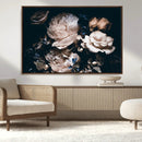 Pink Peonies Flowers Large Canvas Art Print