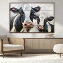 Vintage Baby and Mom Cattle Wall Art Canvas Print by MyGreatCanvas | Canvas Wall Art Prints | Photo Prints & Wall Decor