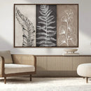 Minimalist Botanical Wall Art Canvas Print, Framed and Ready