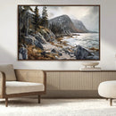 Serene Coastal View of Acadia National Park - Stunning