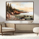 Serene Coastal View of Acadia National Park Wall Art -